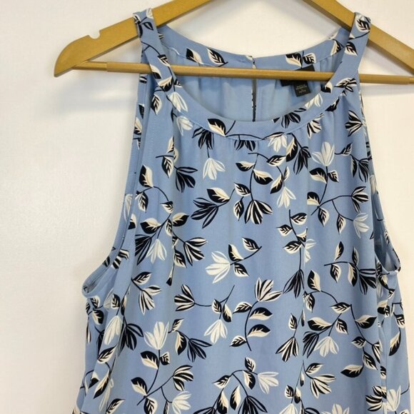 J. Jill Wearever Collection Blue Floral Dress - Picture 7 of 14